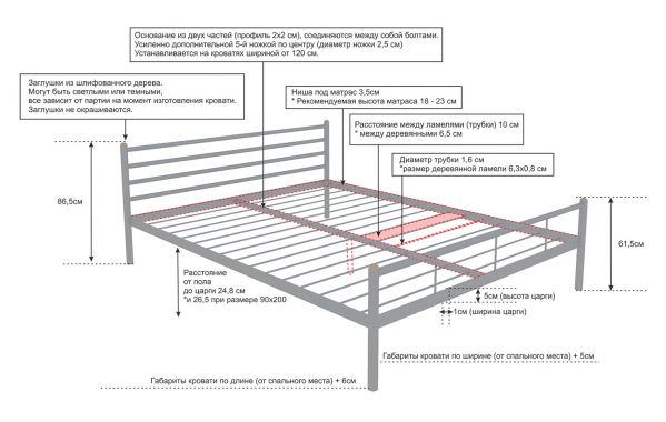 Кровать Alitte Charlotte (Чарлотте)