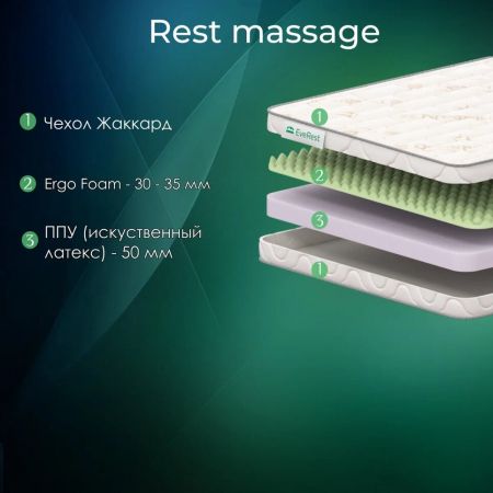 Топпер Everest Rest massage (Рест&nbsp;массаж)